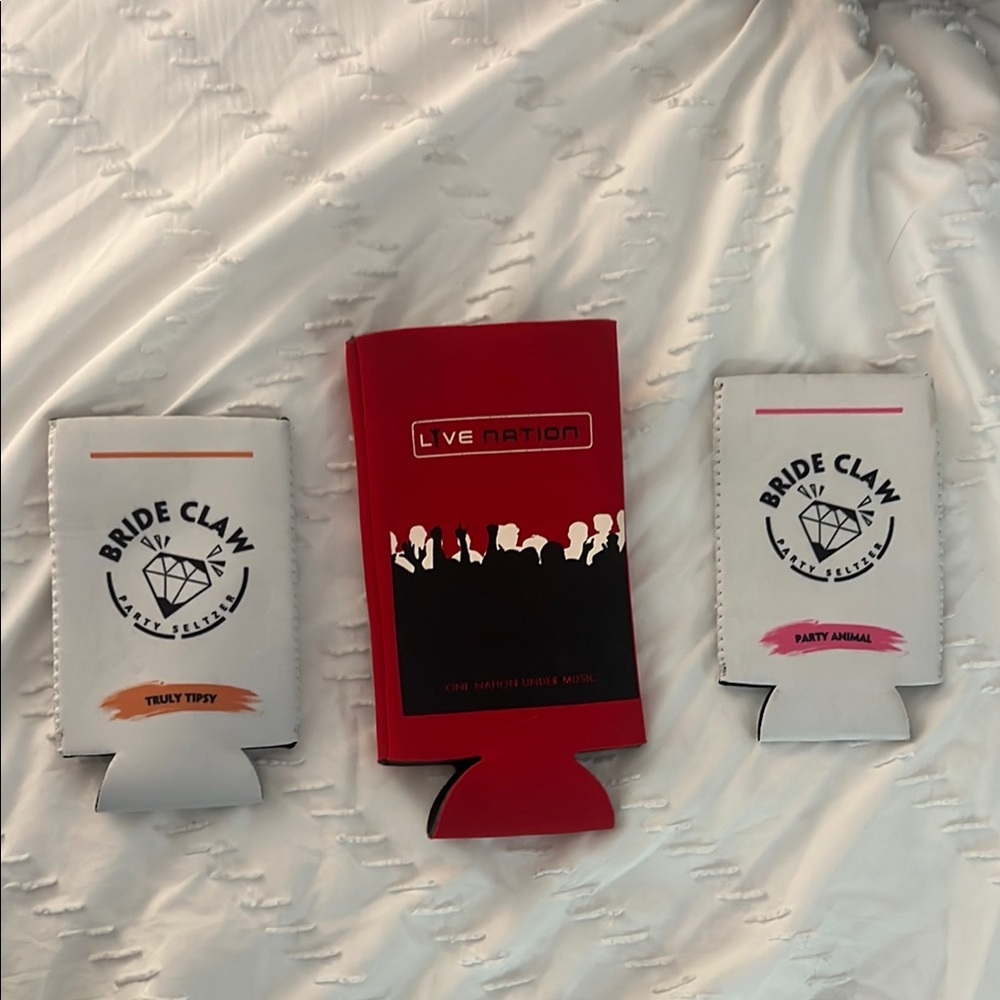 Bride Claw and LVE Nation Can Coolers